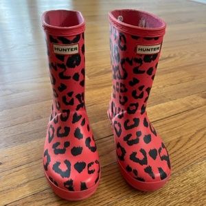 Kids Hunter rain boots sz 12 US (little kids)